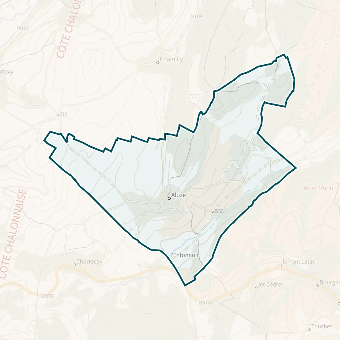 Carte : Aluze