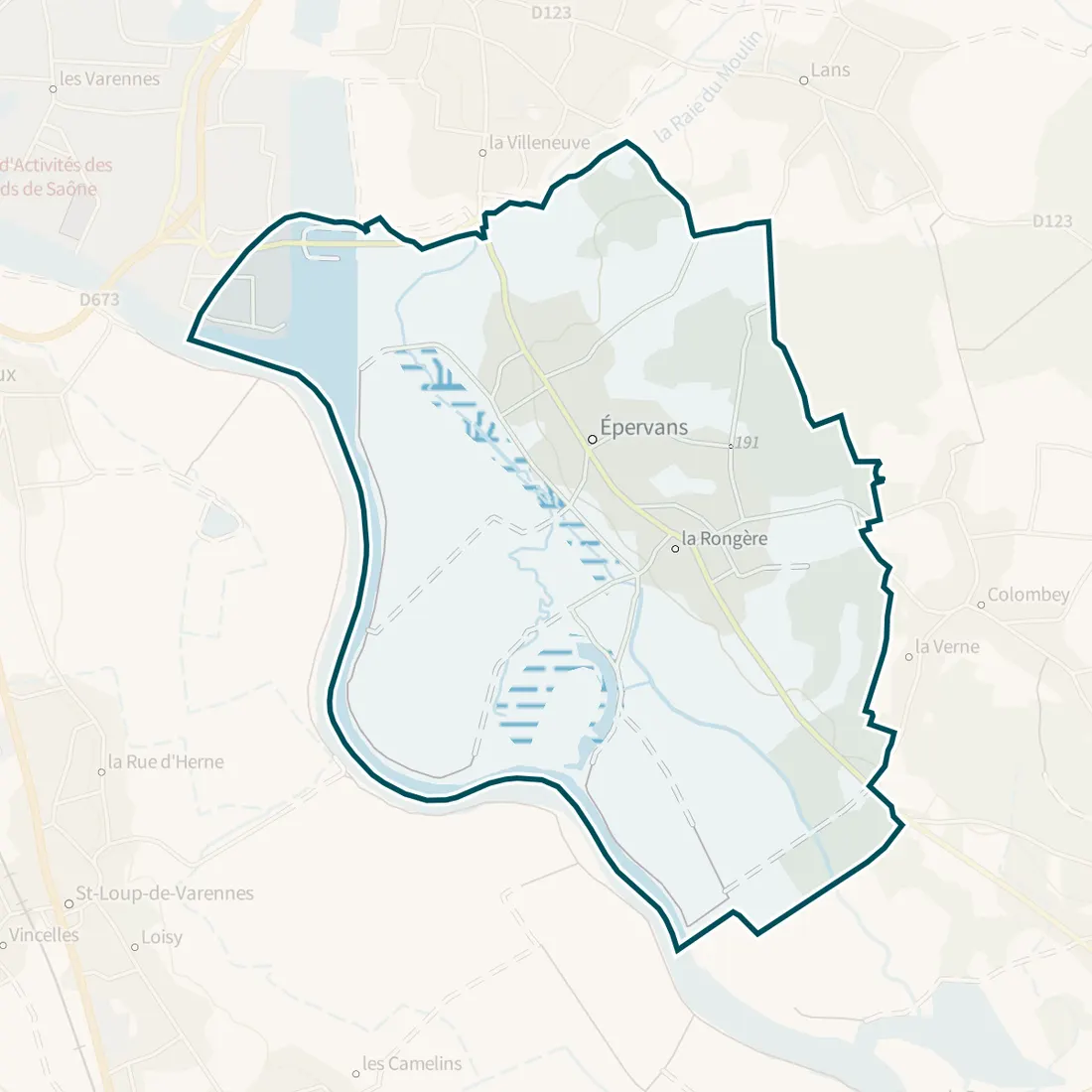 Carte : Épervans