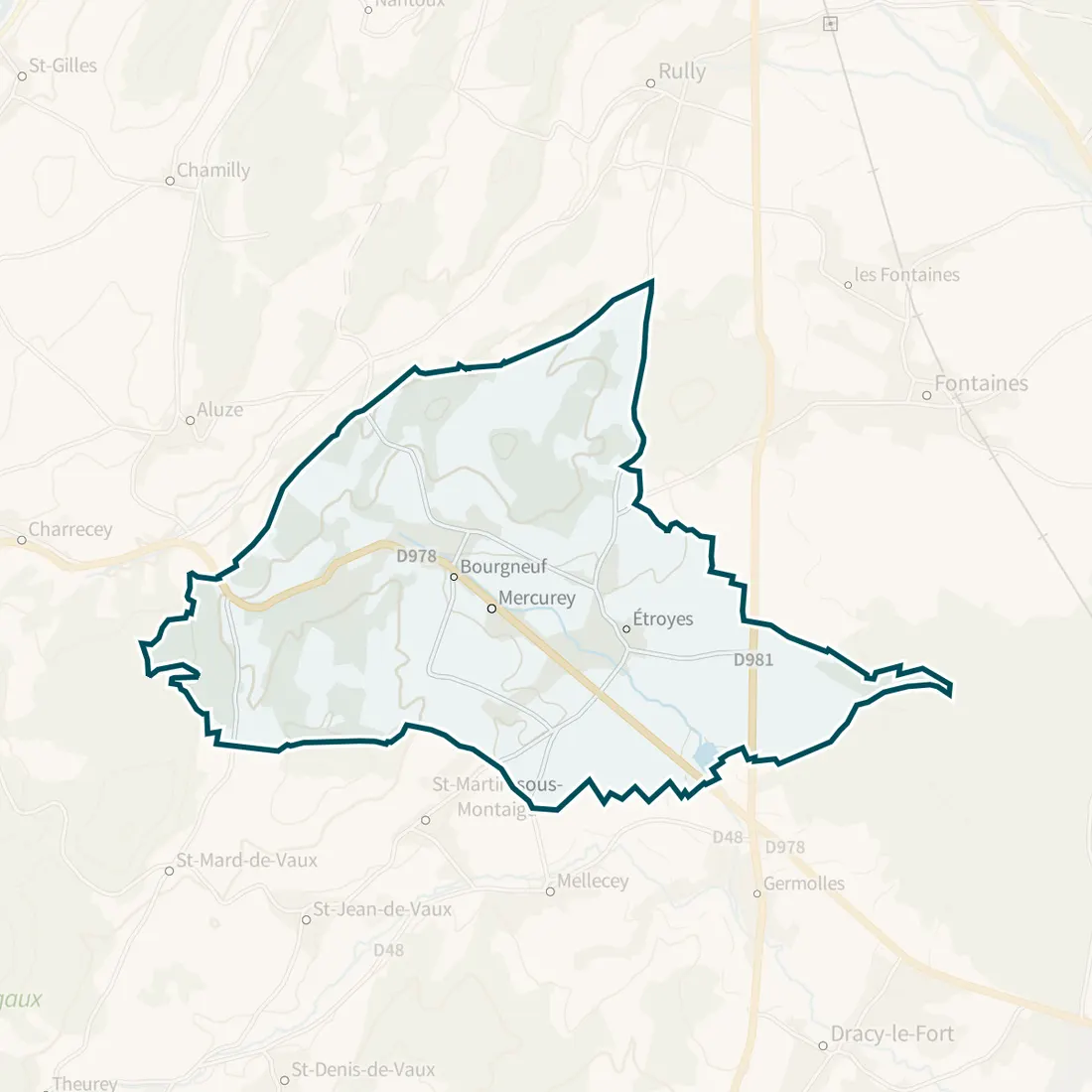 Carte : Mercurey