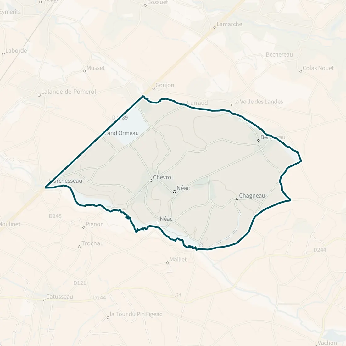 Carte : Néac