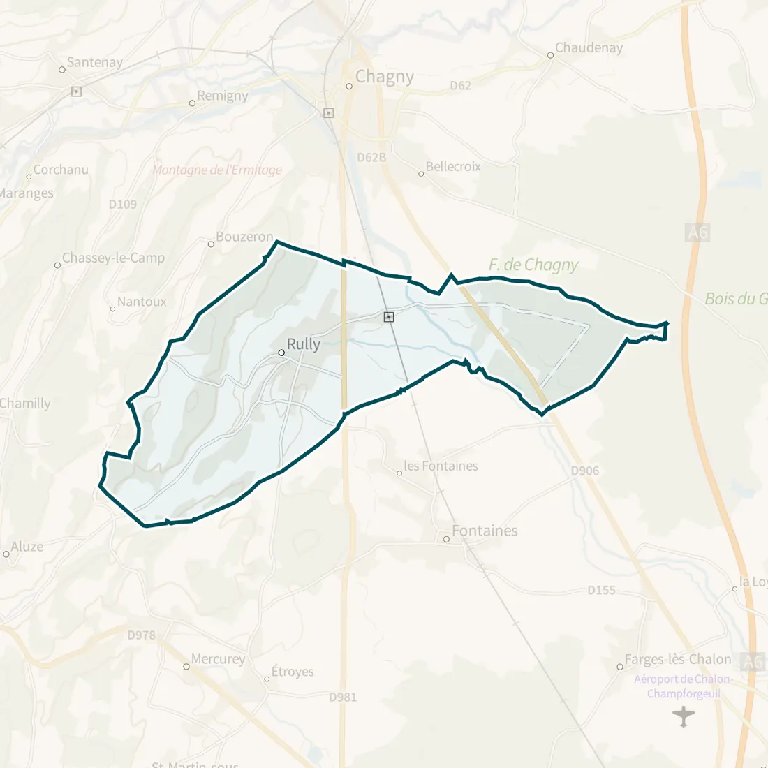 Carte : Rully
