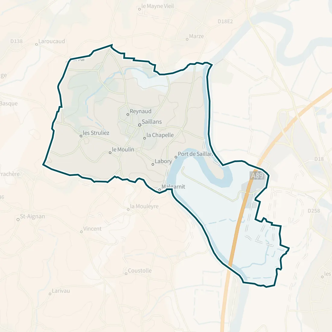 Carte : Saillans