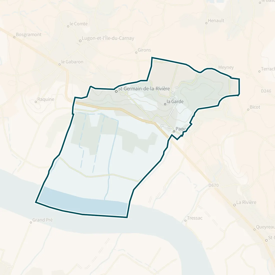 Carte : Saint-Germain-de-la-Rivière